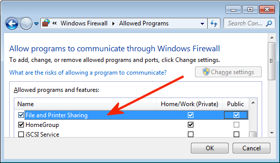 File Sharing In Windows 7