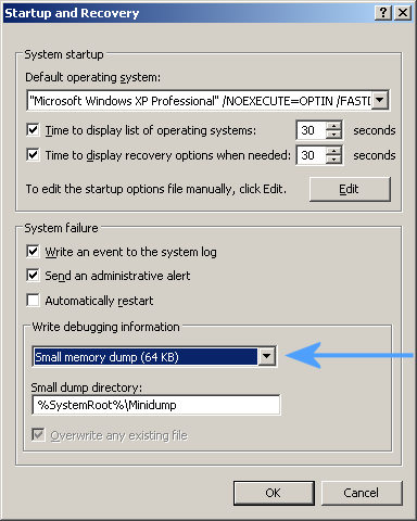 Nirblog Blog Archive How To Configure Windows To Create Minidump Files On Bsod