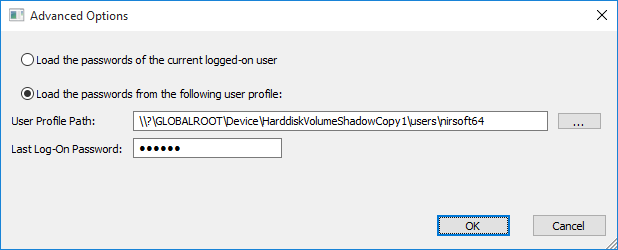 Nirblog Blog Archive Recovering Previous Old Passwords Using Nirsoft Password Recovery Tools And Shadow Copies Of Windows