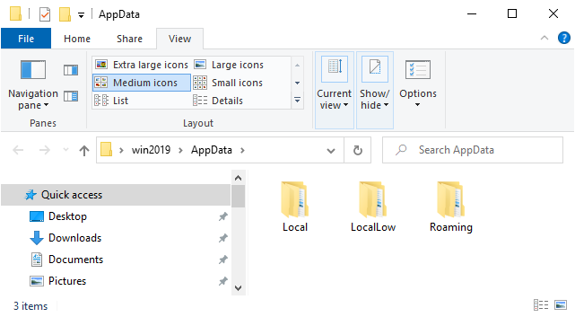 Windows Explorer Folder Medium Icons