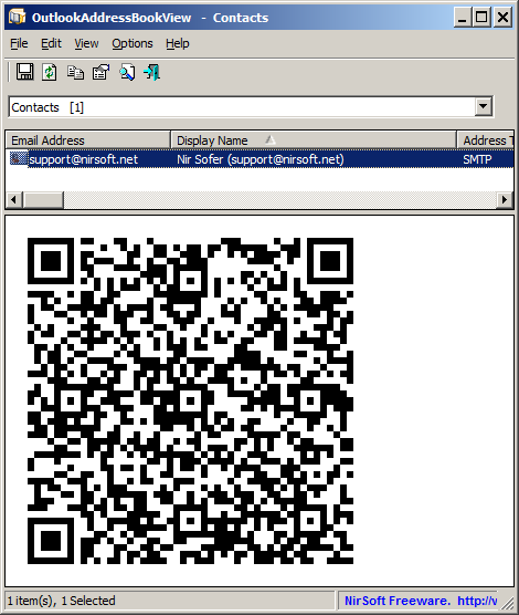 outlook email qr code