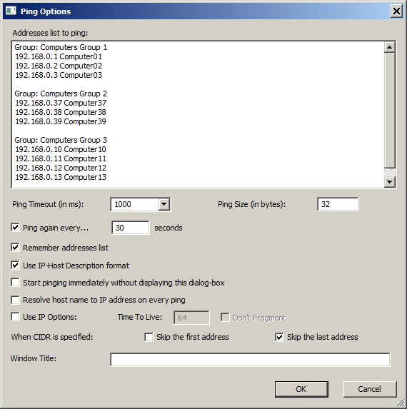 ping tool for windows